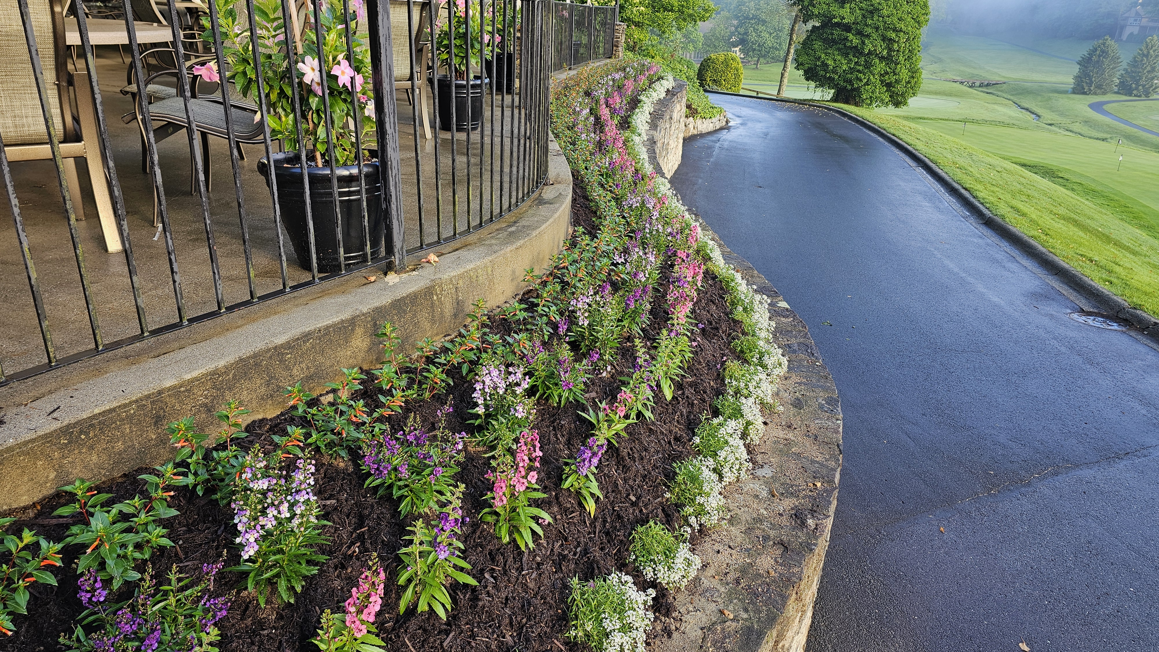 Layered perennial border planned by The Garden Sage